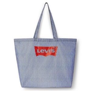 ⚫️ Levi’s Striped Reusable Shopping Bag White / Navy sustainable​​